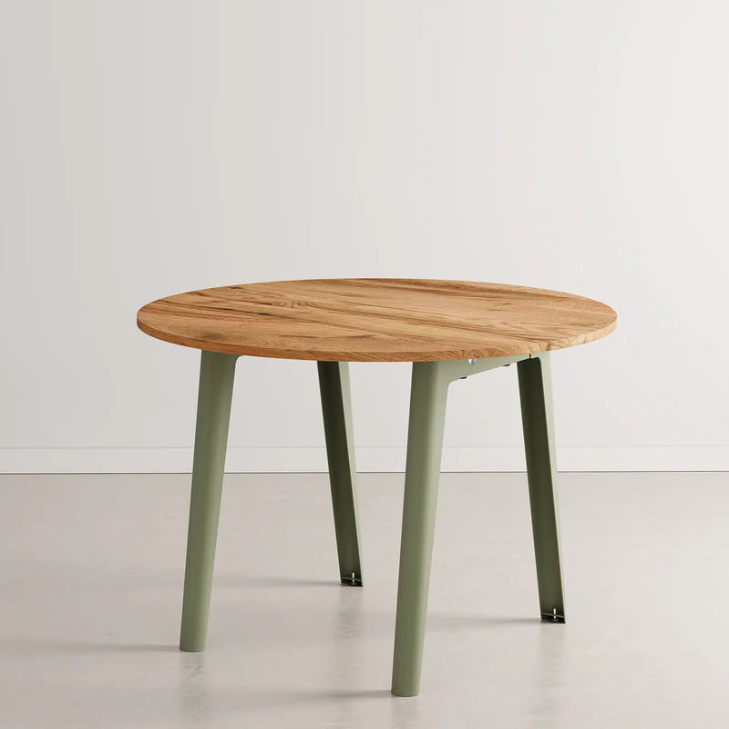 Table ronde NEW MODERN Ø 110cm - bois ancien recyclé