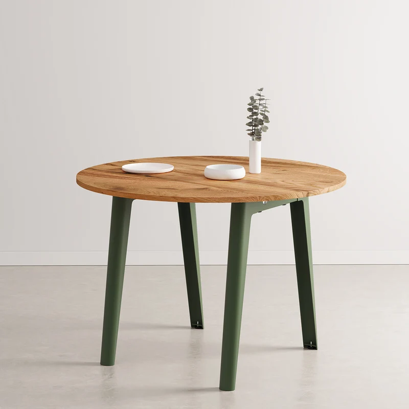 Table ronde NEW MODERN Ø 110cm - bois ancien recyclé