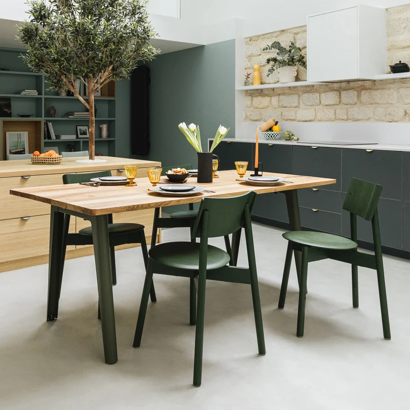 Table à manger NEW MODERN - bois ancien recyclé