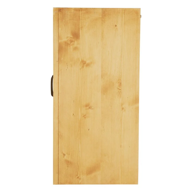 Meuble haut pin massif 80 cm 2 portes épicéa huilé miel | Aravis