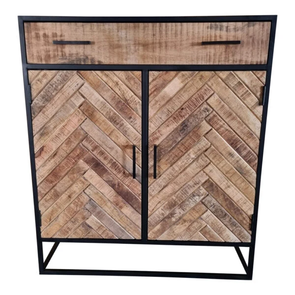 Commode en bois de manguier, 100X40XH115CM - VICTORIA