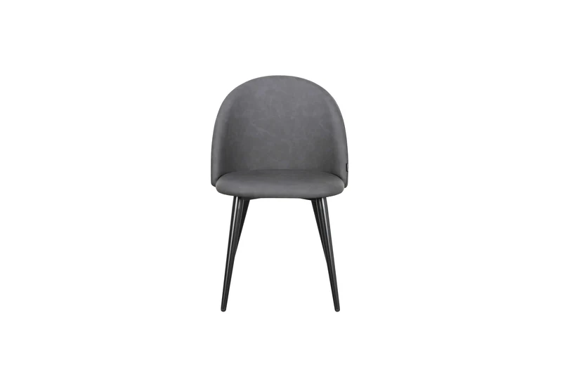 Chaise en simili cuir EMMA, 50x54,5xH77CM