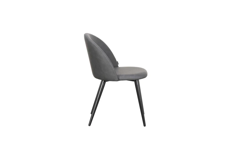Chaise en simili cuir EMMA, 50x54,5xH77CM