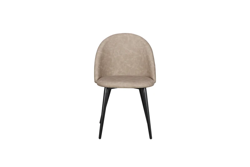 Chaise en simili cuir EMMA, 50x54,5xH77CM