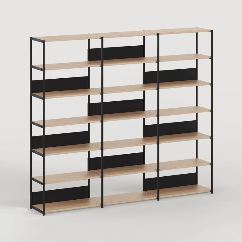 Etagère UNIT - H180 à 215 x L244cm - bois éco-certifié