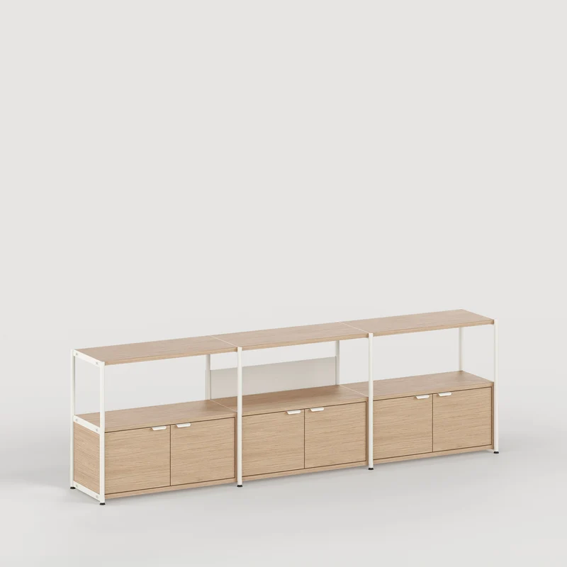 Etagère UNIT - H75 à 85 x L244cm - bois éco-certifié