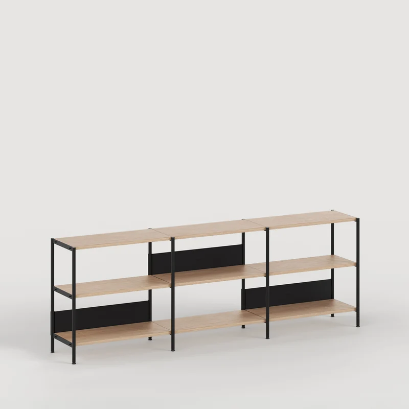 Etagère UNIT - H75 à 85 x L244cm - bois éco-certifié