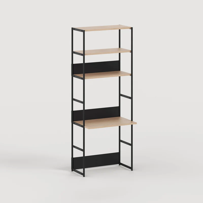 Etagère bureau UNIT - H180 à 215 x L84cm - bois éco-certifié