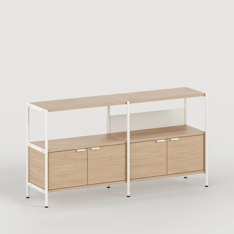 Etagère UNIT - H75 à 85 x L164cm - bois éco-certifié