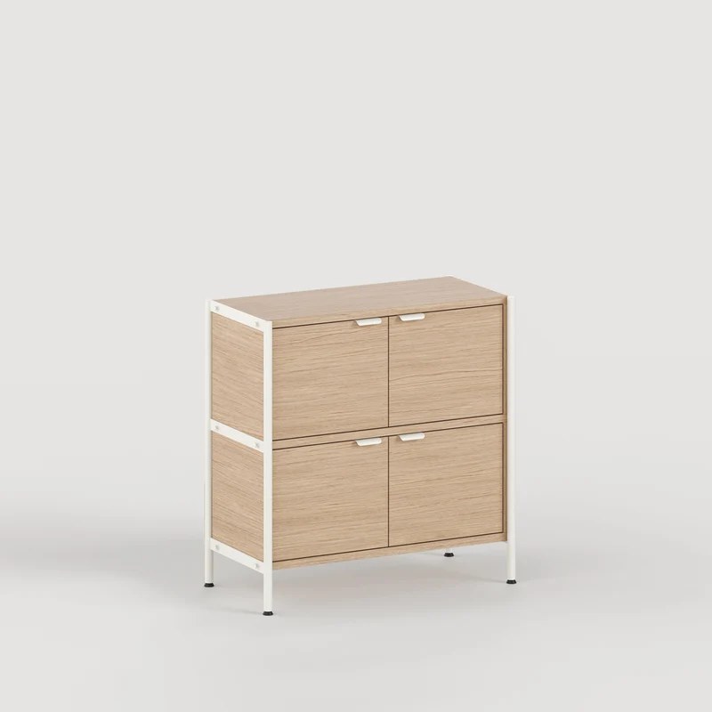 Etagère UNIT - H75 à 85 x L84cm - bois éco-certifié