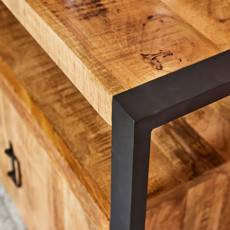 Buffet en bois de manguier, H80cm - ANGELO