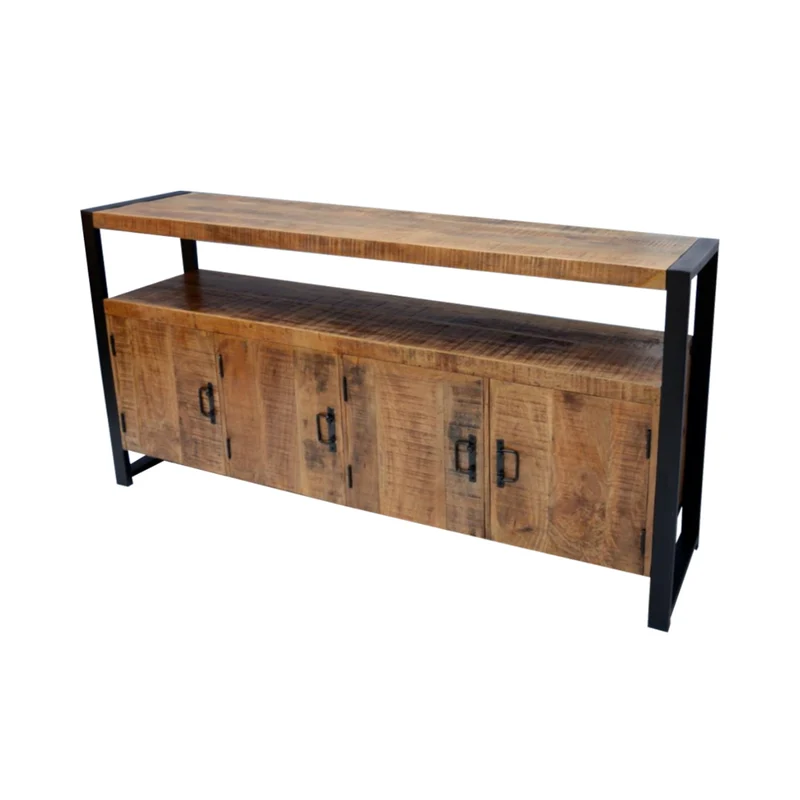 Buffet en bois de manguier, H80cm - ANGELO