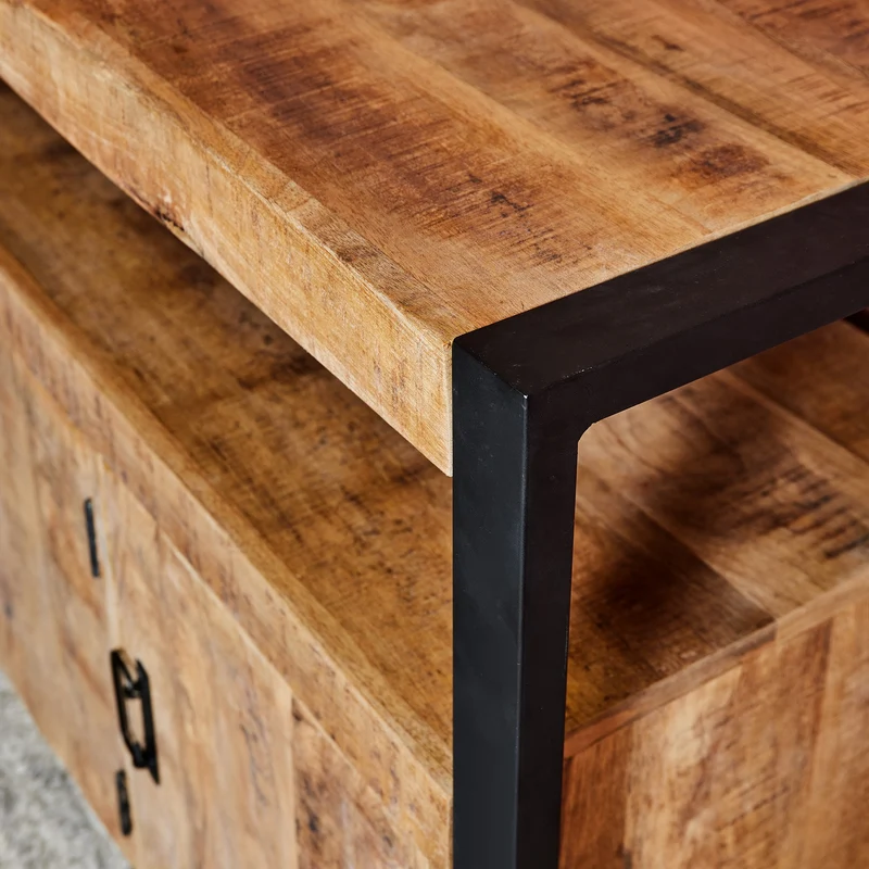 Buffet en bois de manguier, H80cm - ANGELO