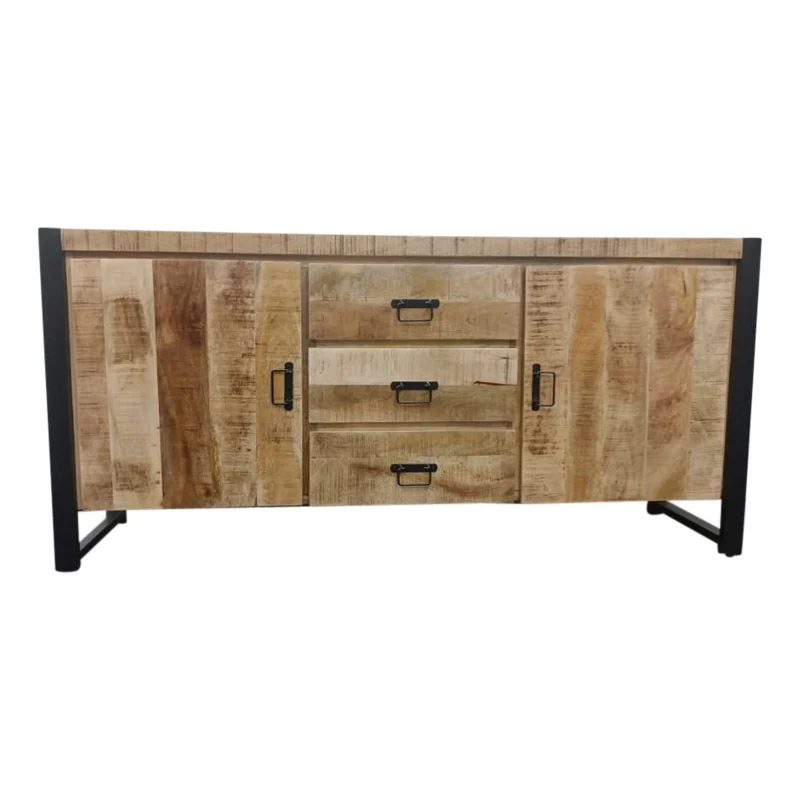 Buffet en bois de manguier, H80cm - ANGELO