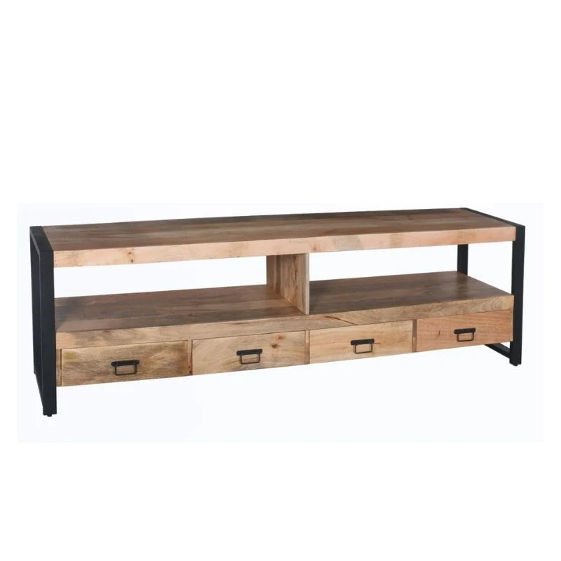 Meuble TV en bois de manguier - ANGELO