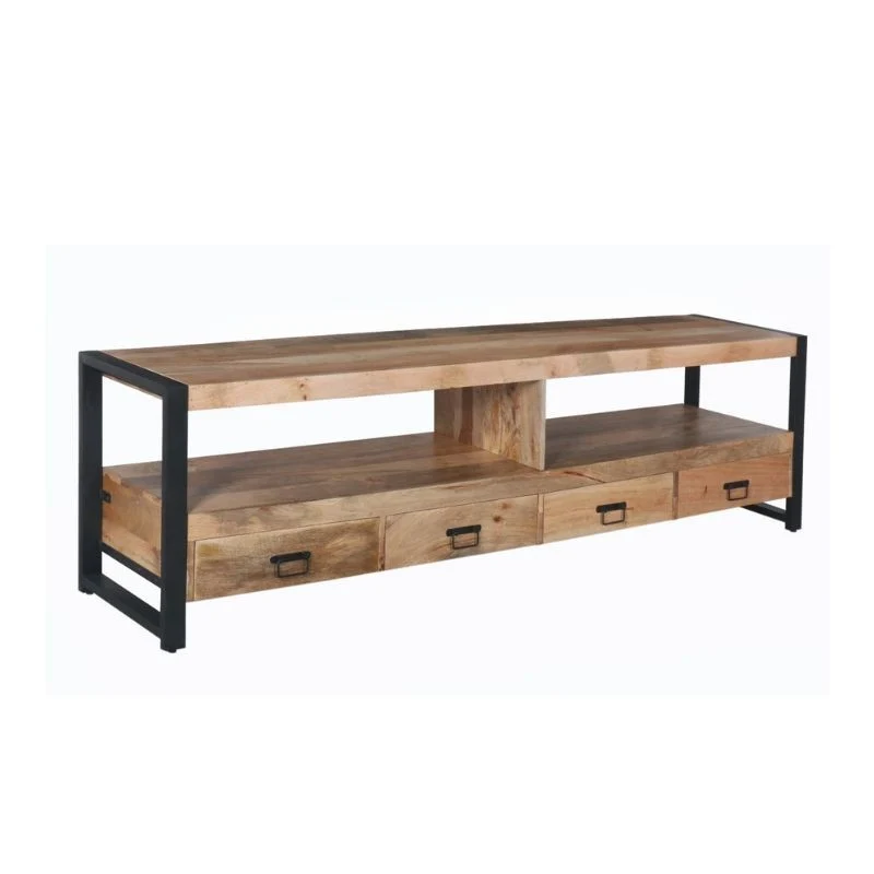 Meuble TV en bois de manguier - ANGELO