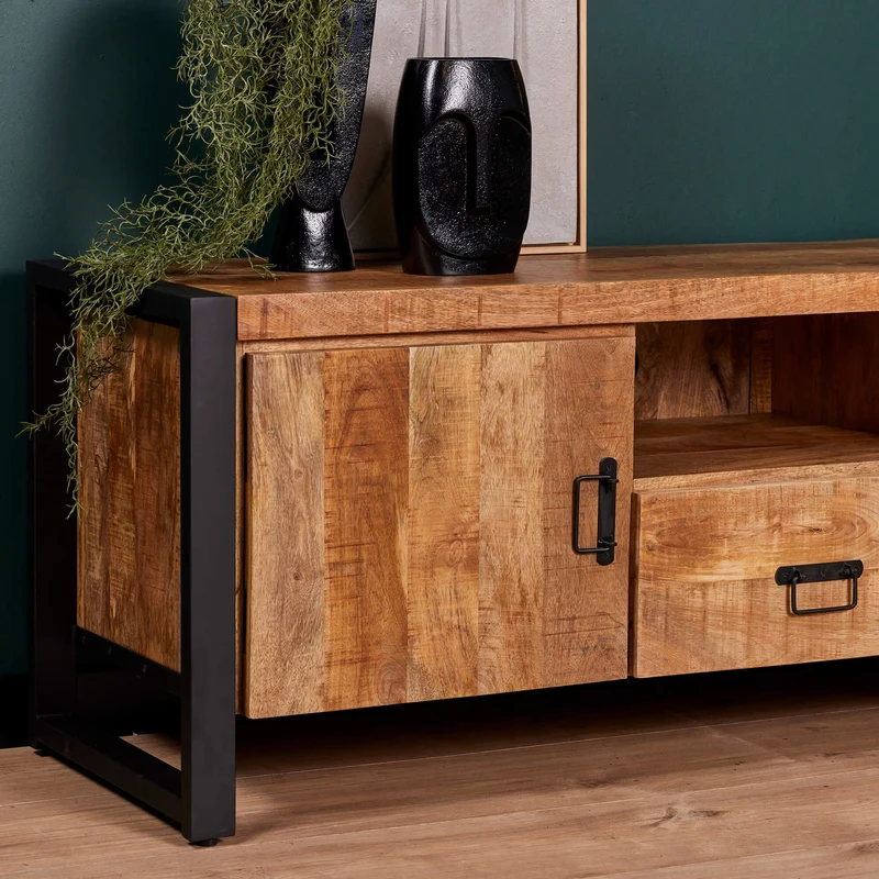 Meuble TV en bois de manguier - ANGELO
