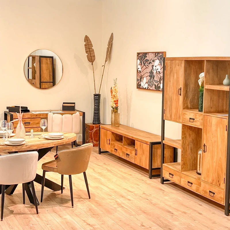Meuble TV en bois de manguier - ANGELO
