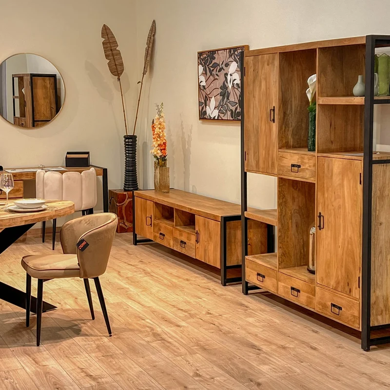 Meuble TV en bois de manguier - ANGELO