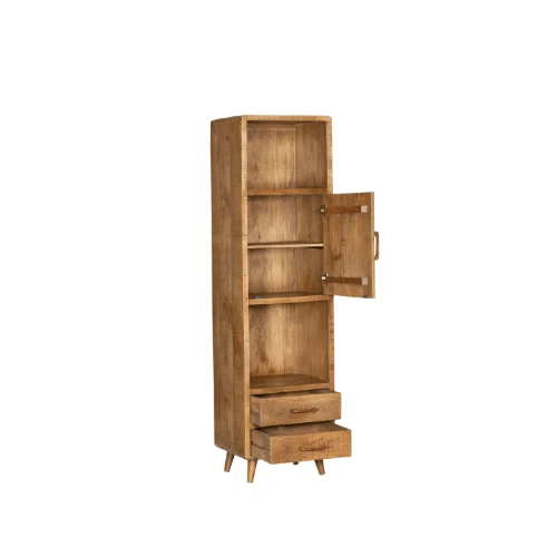 Vaisselier en bois de manguier, H200cm - MAYA