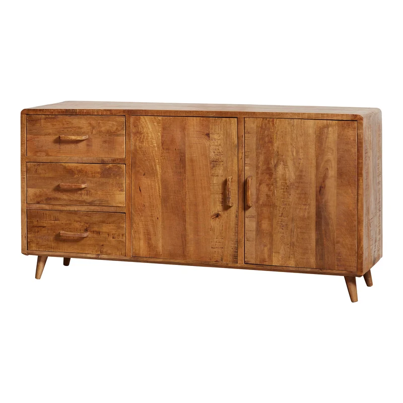 Buffet en bois de manguier, H90cm - MAYA