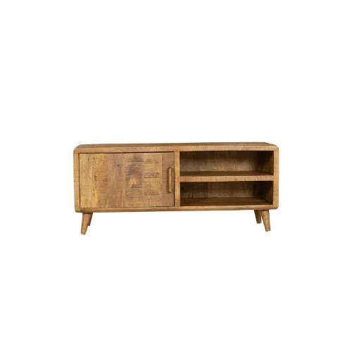 Meuble TV en bois de manguier, H50cm - MAYA