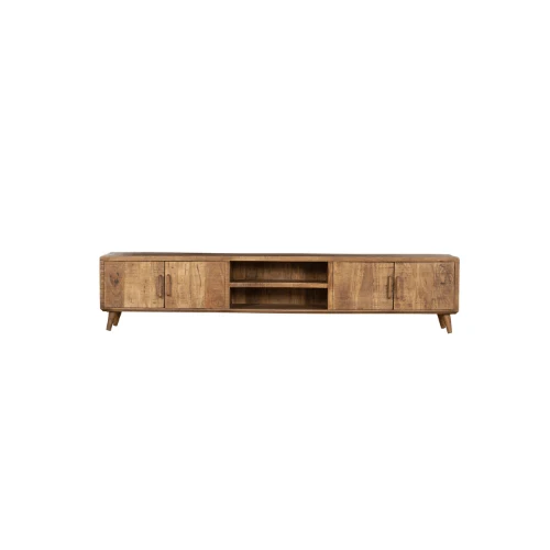 Meuble TV en bois de manguier, H50cm - MAYA