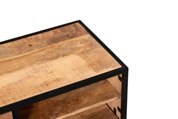 Meuble TV en bois de manguier, H50CM- ALEXIA