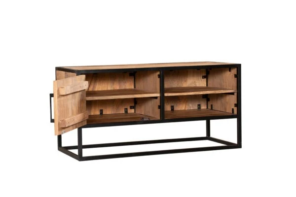 Meuble TV en bois de manguier, H50CM- ALEXIA