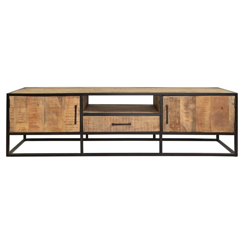 Meuble TV en bois de manguier, H50CM- ALEXIA