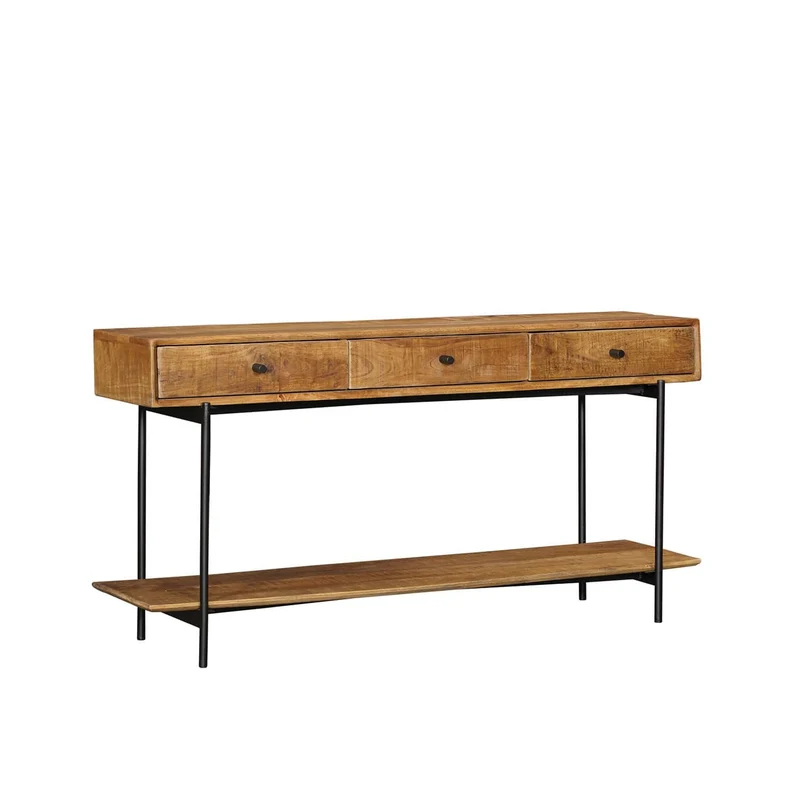 Console en bois de manguier, H76cm - MARIA