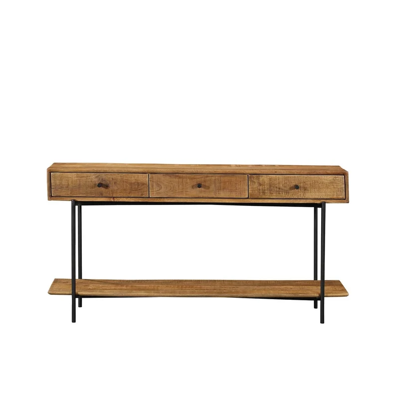 Console en bois de manguier, H76cm - MARIA