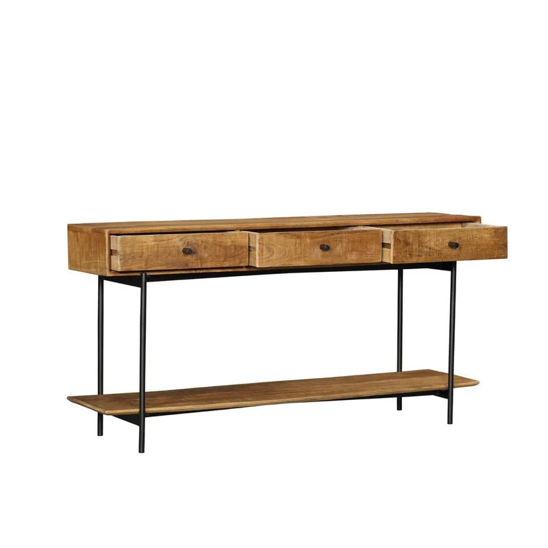 Console en bois de manguier, H76cm - MARIA