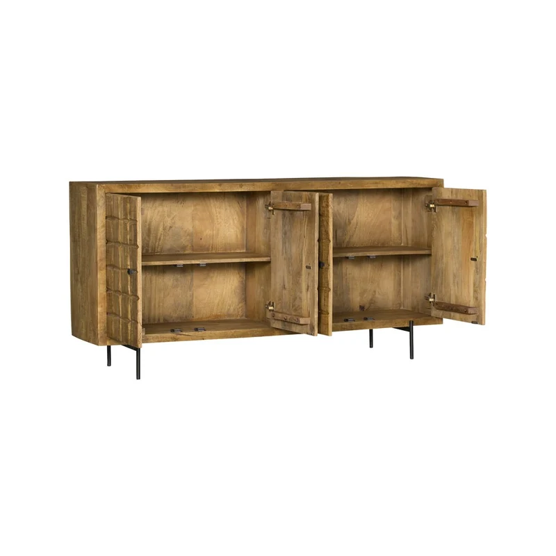 Buffet en bois de manguier, H90CM - MARIA