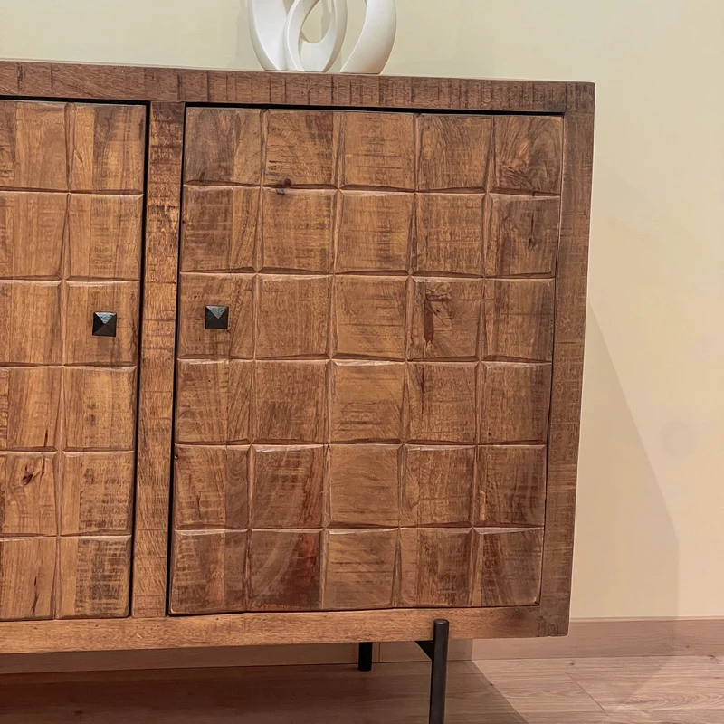 Buffet en bois de manguier, H90CM - MARIA