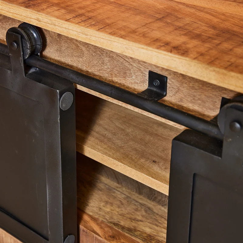 Meuble TV en bois massif, H50CM - MEXICO