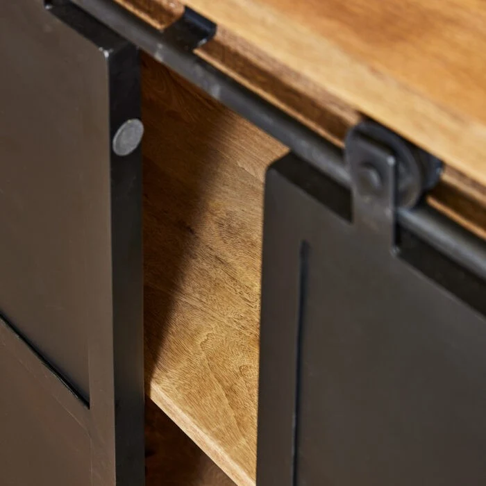 Buffet en bois de manguier massif, H90CM- MEXICO