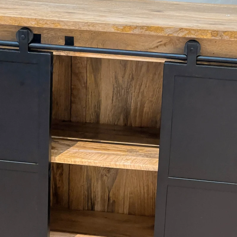 Buffet en bois de manguier massif, H90CM- MEXICO
