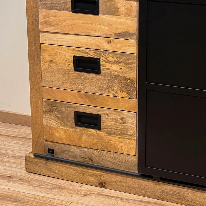 Buffet en bois de manguier massif, H90CM- MEXICO