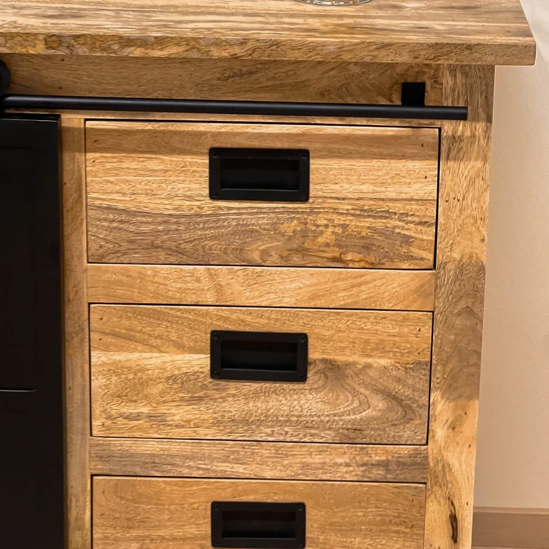 Buffet en bois de manguier massif, H90CM- MEXICO