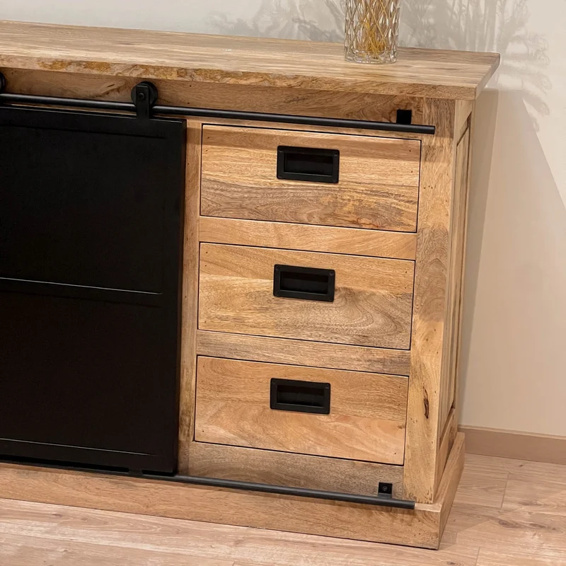 Buffet en bois de manguier massif, H90CM- MEXICO