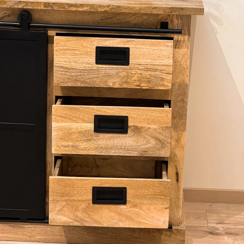 Buffet en bois de manguier massif, H90CM- MEXICO