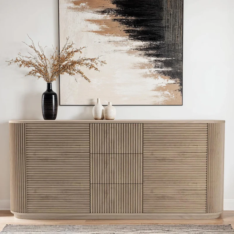 Buffet en bois de manguier, H90CM - ZOE