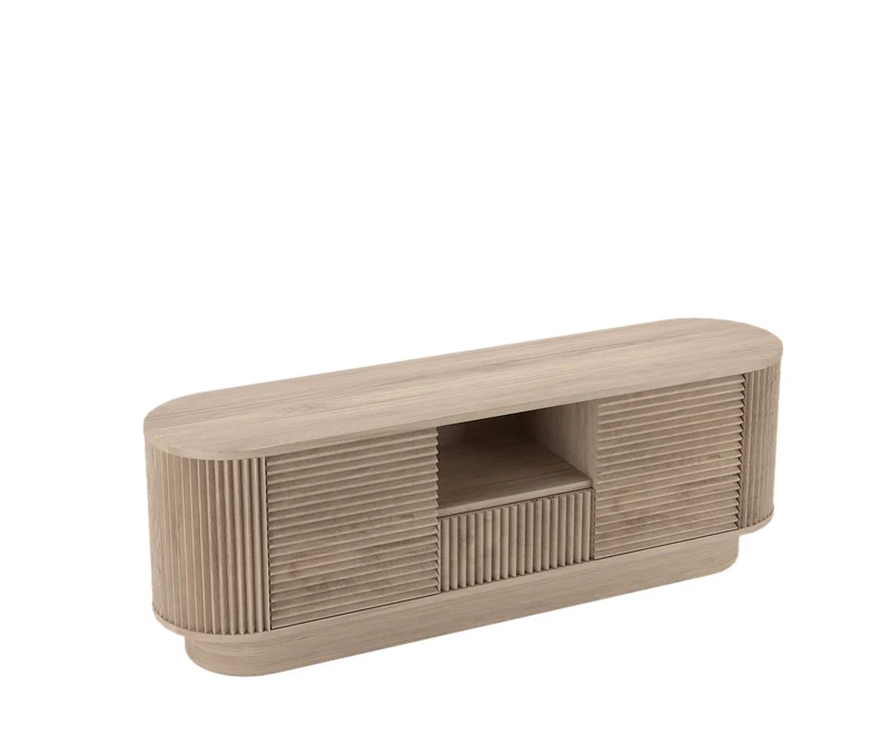 Meuble TV en bois de manguier, H55CM - ZOE