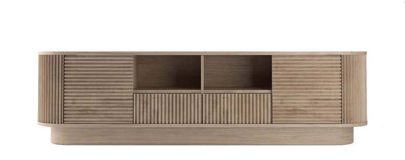 Meuble TV en bois de manguier, H55CM - ZOE