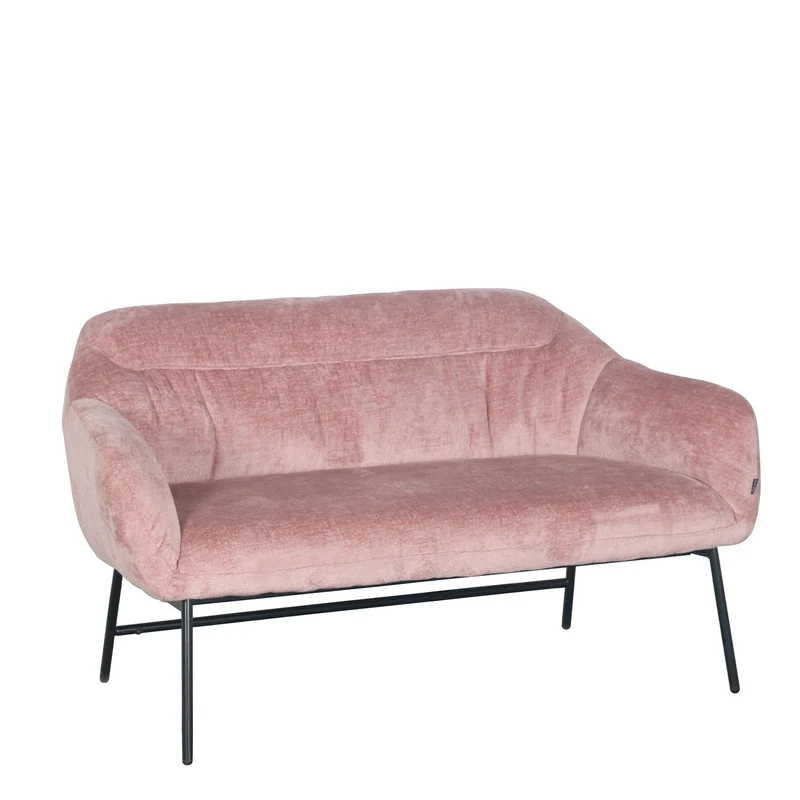 Banquette en tissu et pieds métal - JOY