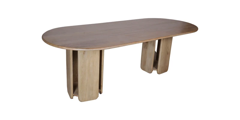 Table à manger en bois de manguier, H76CM - NAOMI