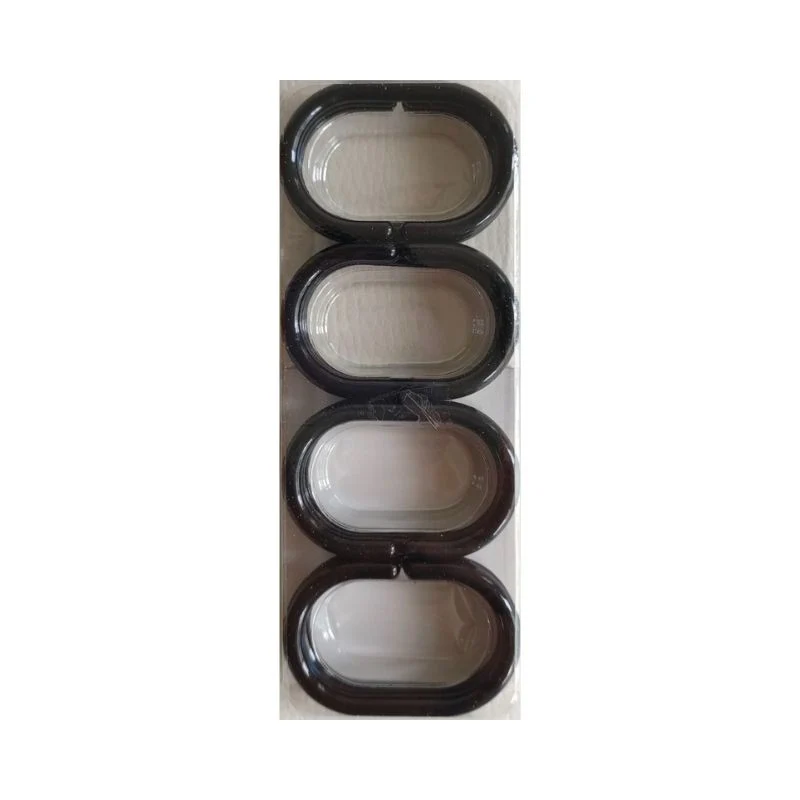 Crochets pour rideau de douche noir, 12pcs, 6x15CM - BILLY