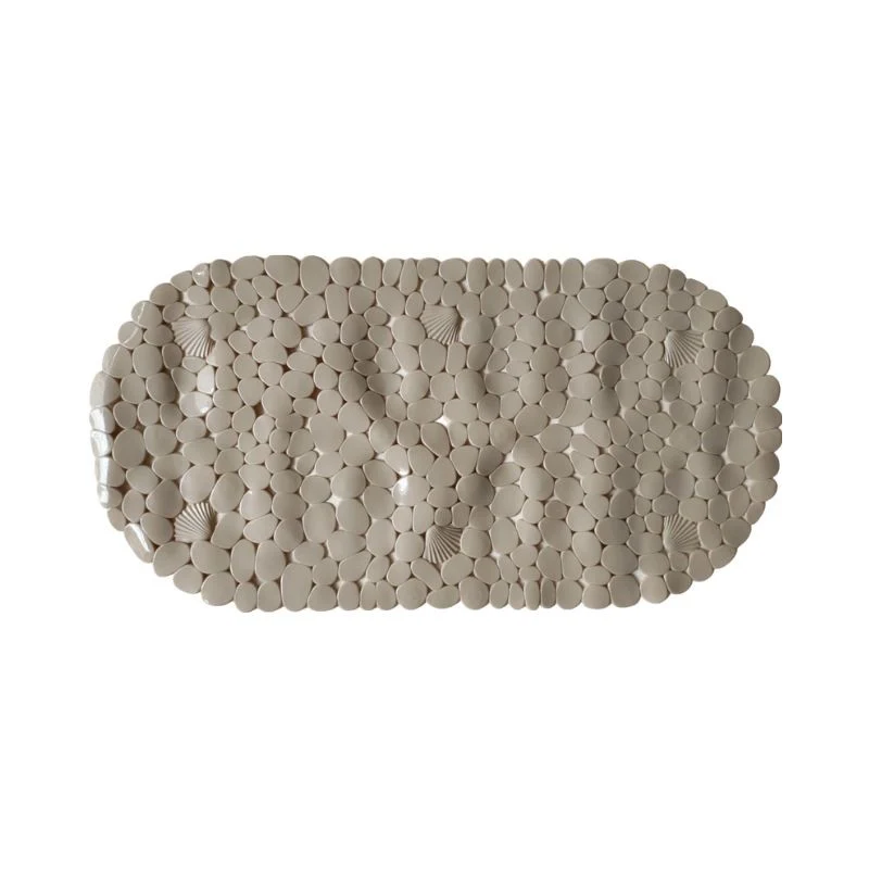 Tapis de bain galet beige, 69x35CM - OXY