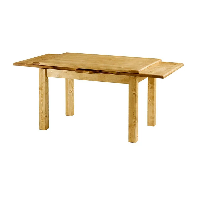 Table repas 120cm avec 2 allonges 50cm en épicéa massif huilé miel | OREGON